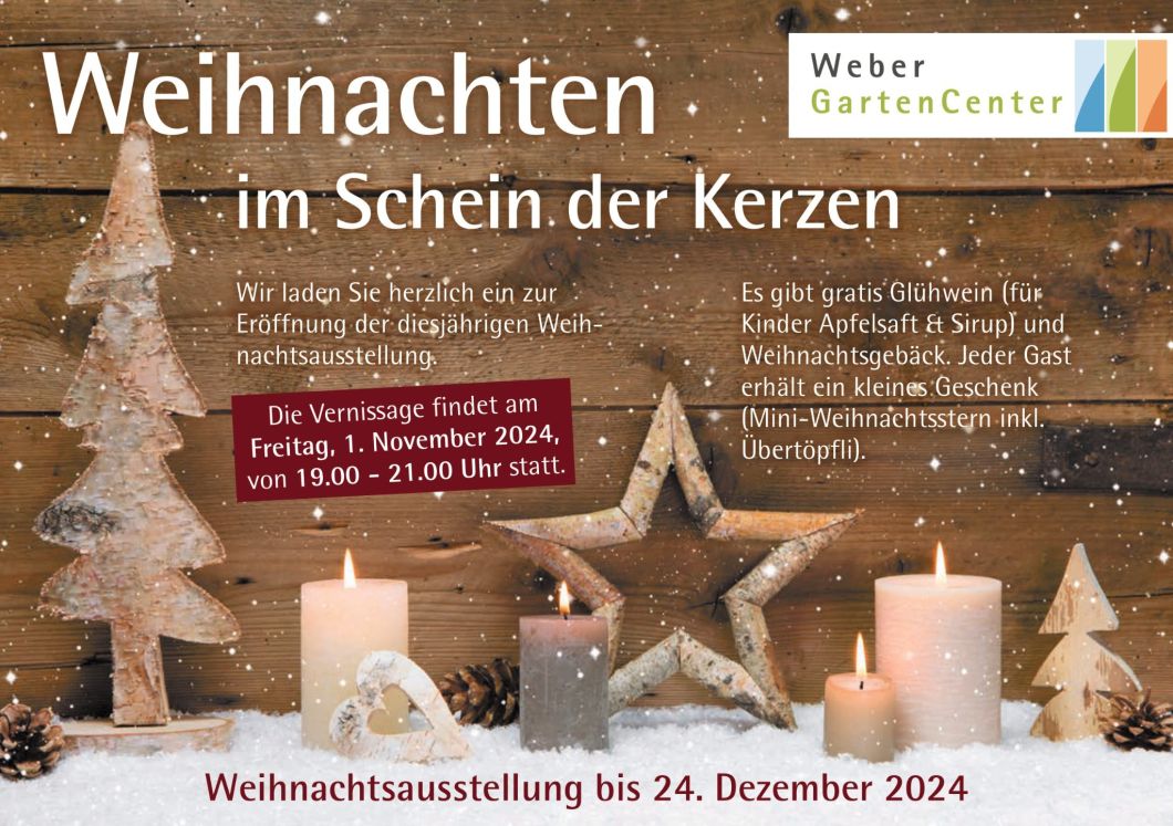 Weihnachten im Schein der Kerzen